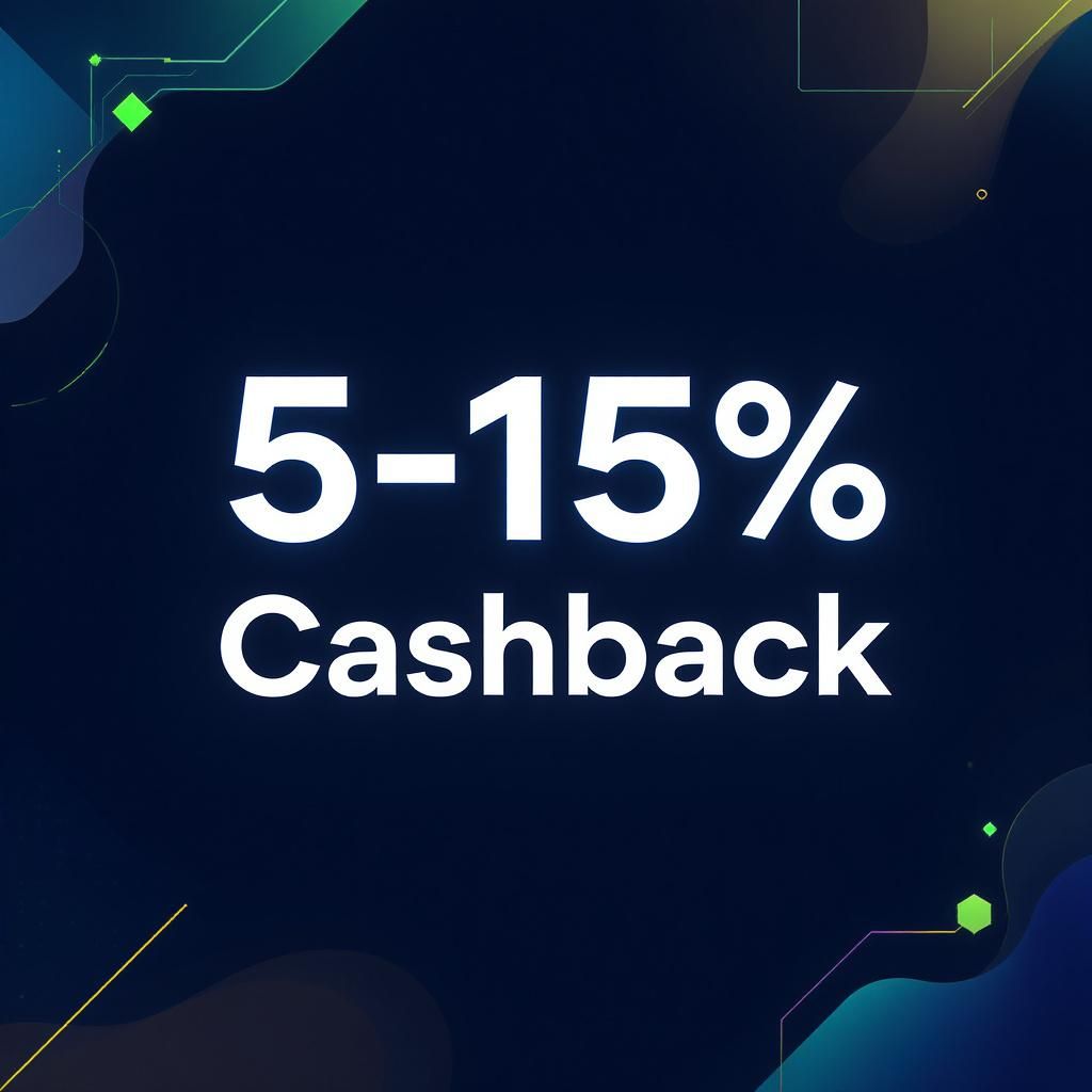 5-15% Slots Cashback